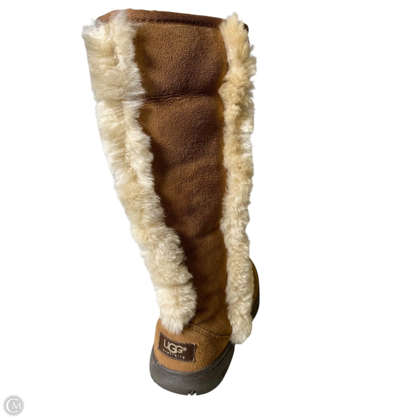 Boots Designer By Ugg In Brown, Size: 8