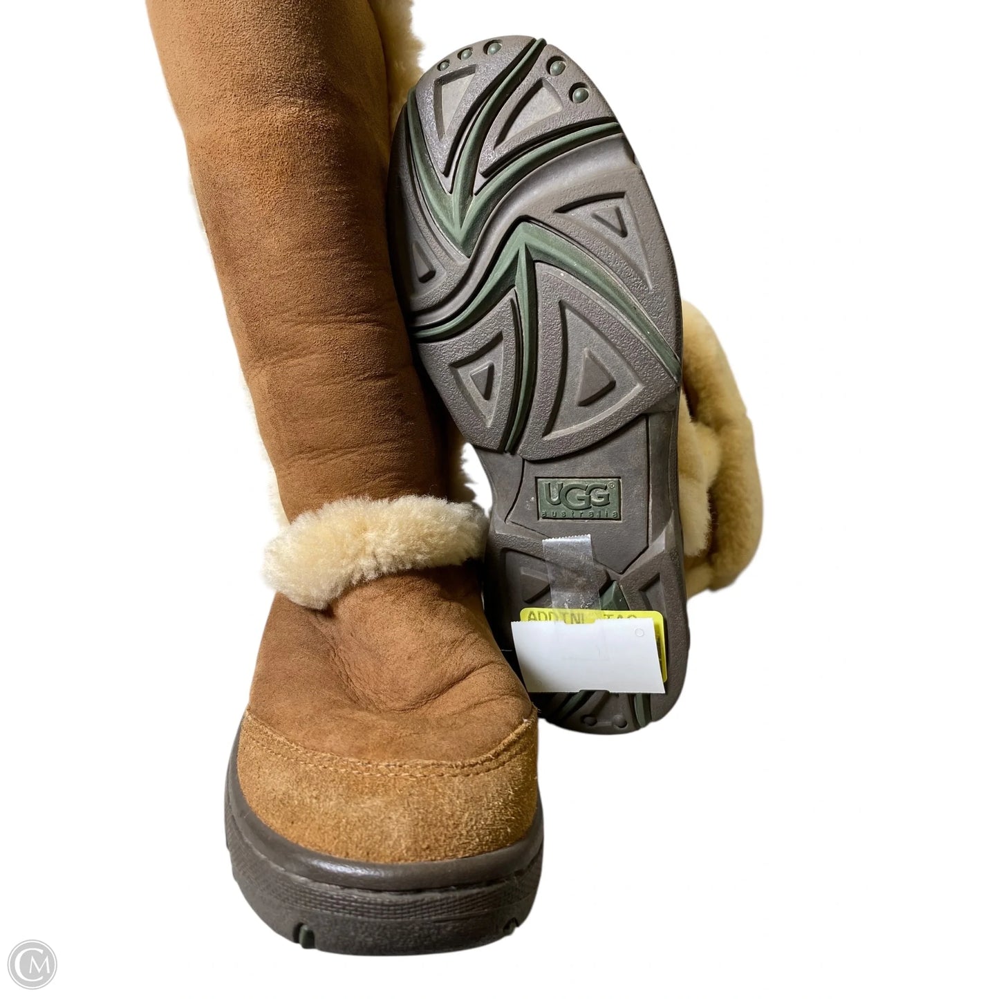 Boots Designer By Ugg In Brown, Size: 8