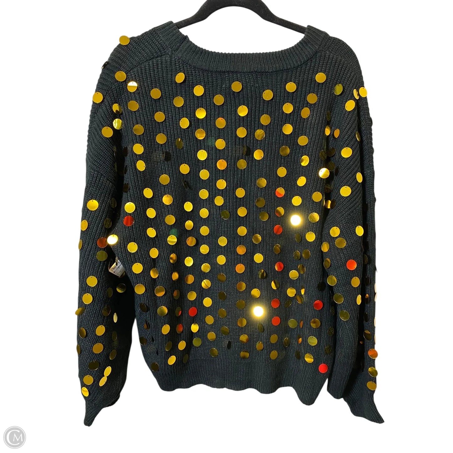 Sweater By Peach Love Cream California In Black, Size: S