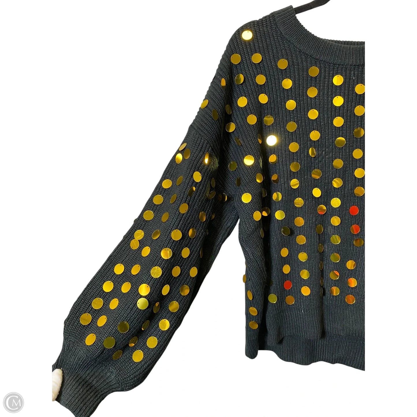 Sweater By Peach Love Cream California In Black, Size: S
