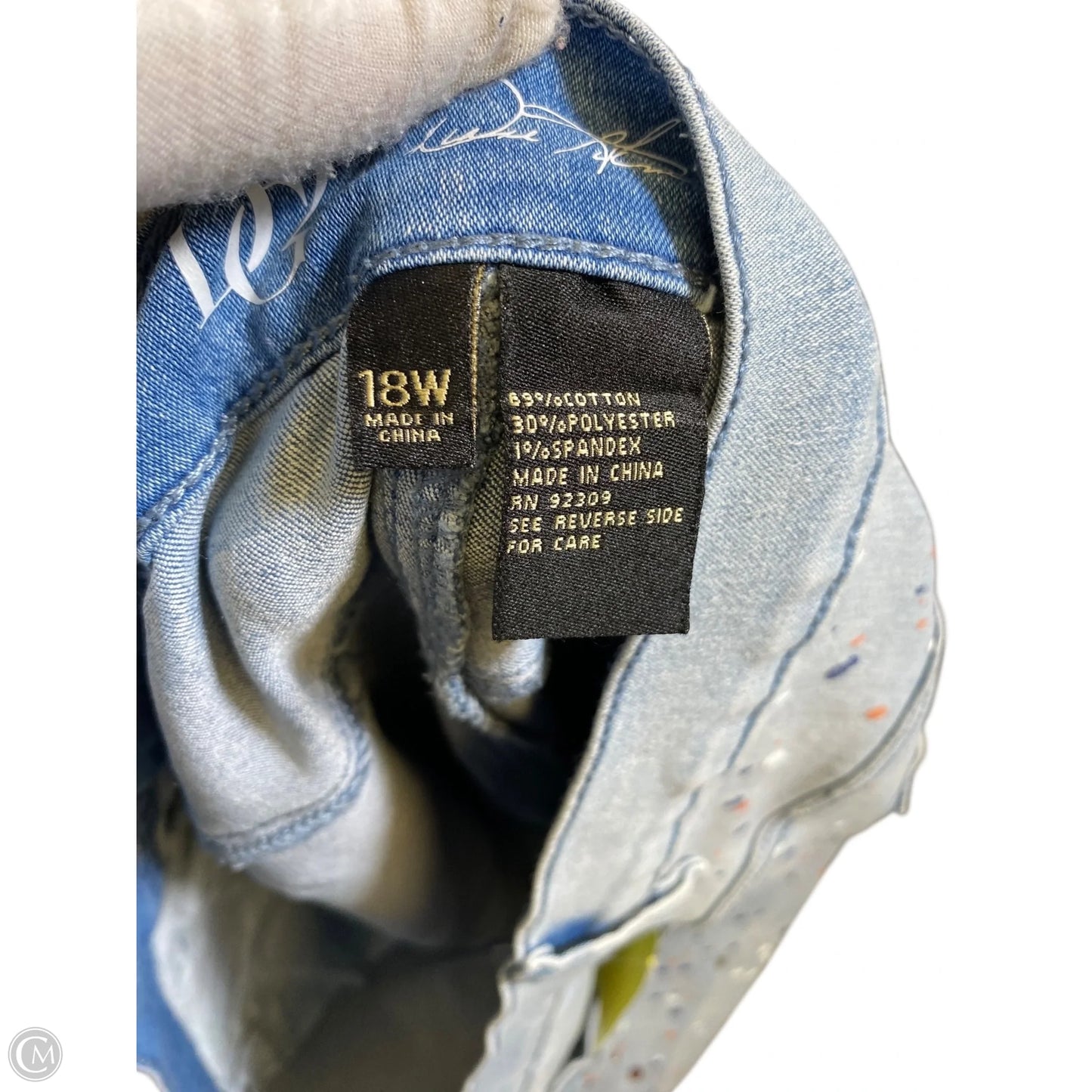 Jeans Straight By Dg2 In Multi-colored, Size: 18