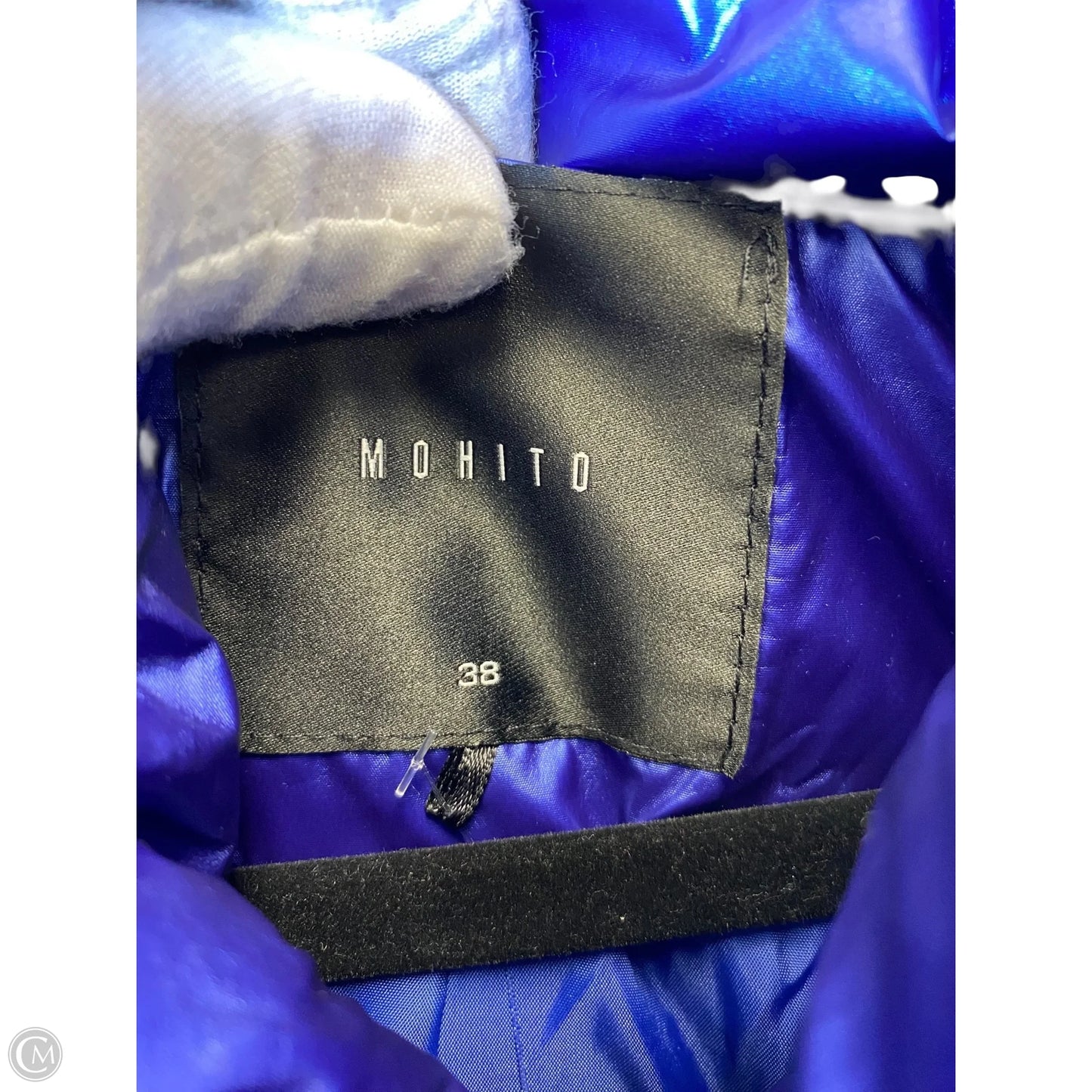 Jacket Puffer & Quilted By Clothes Mentor In Blue, Size: M