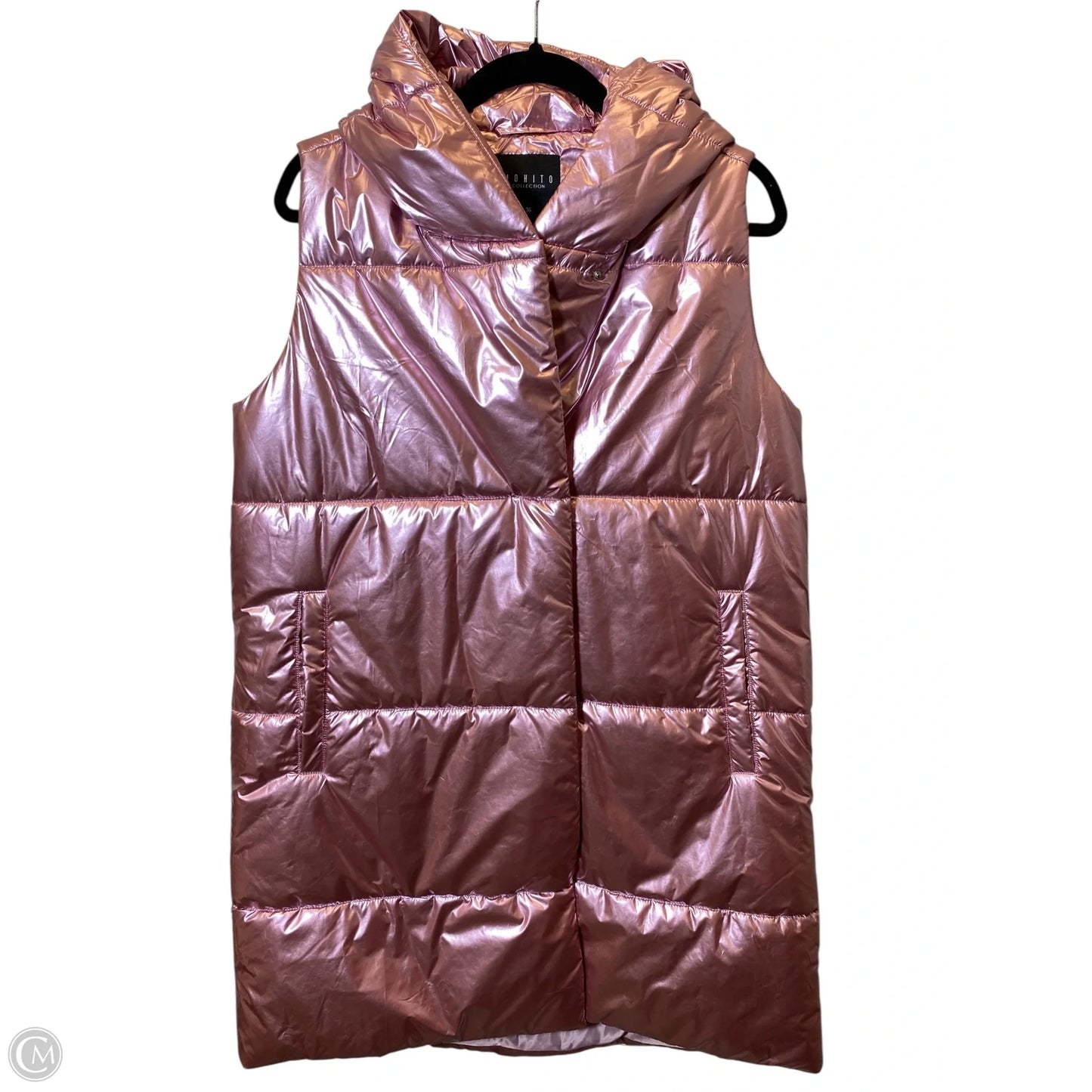 Vest Puffer & Quilted By Mohito In Pink, Size: M