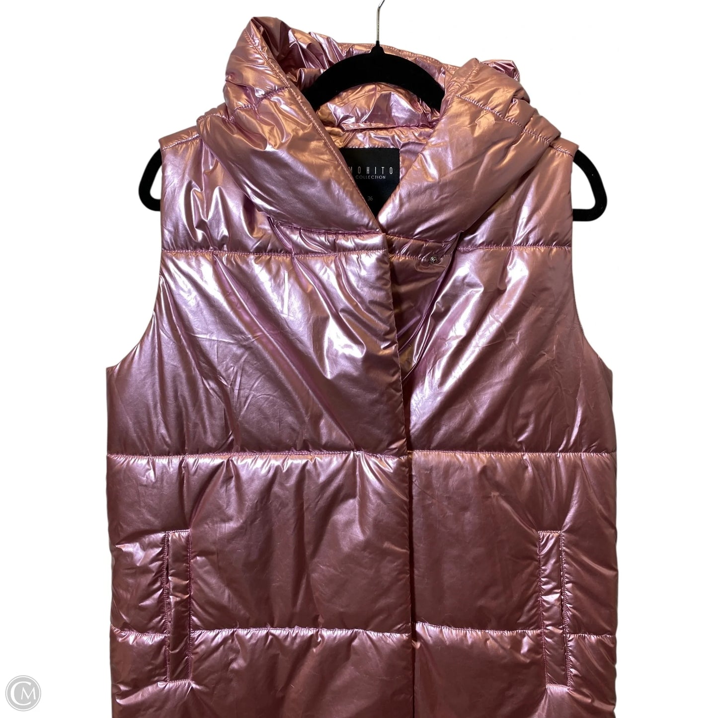 Vest Puffer & Quilted By Mohito In Pink, Size: M