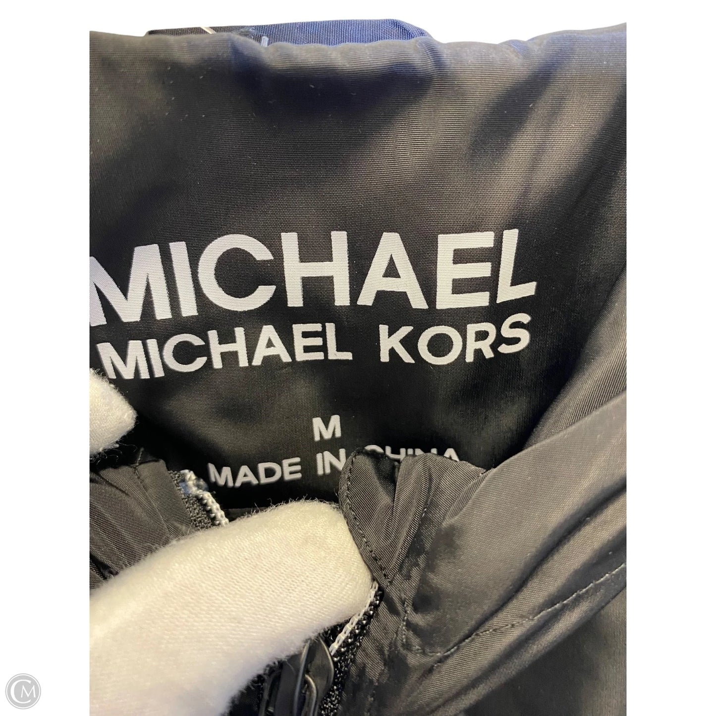 Jacket Designer By Michael Kors In Black, Size: M