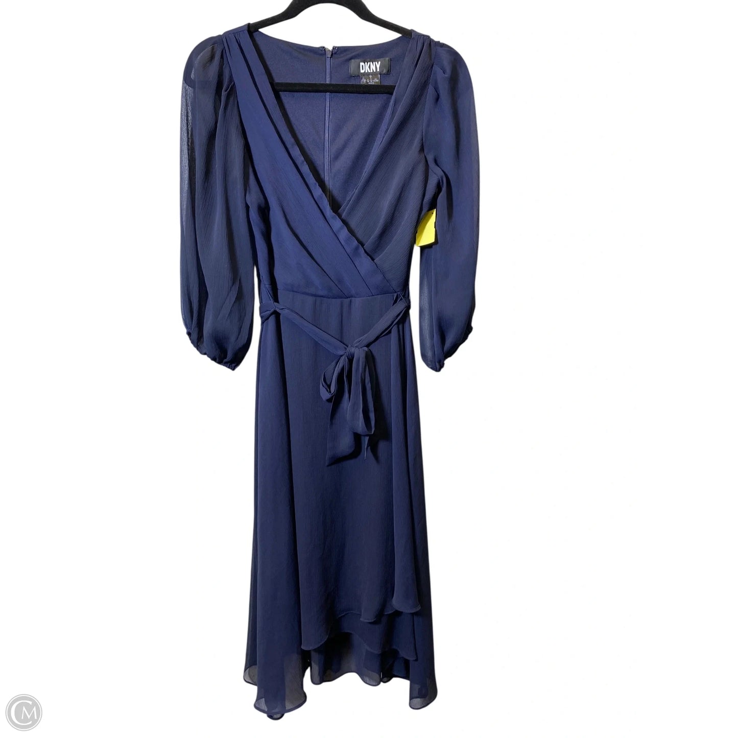 Dress Casual Midi By Dkny In Navy, Size: 6