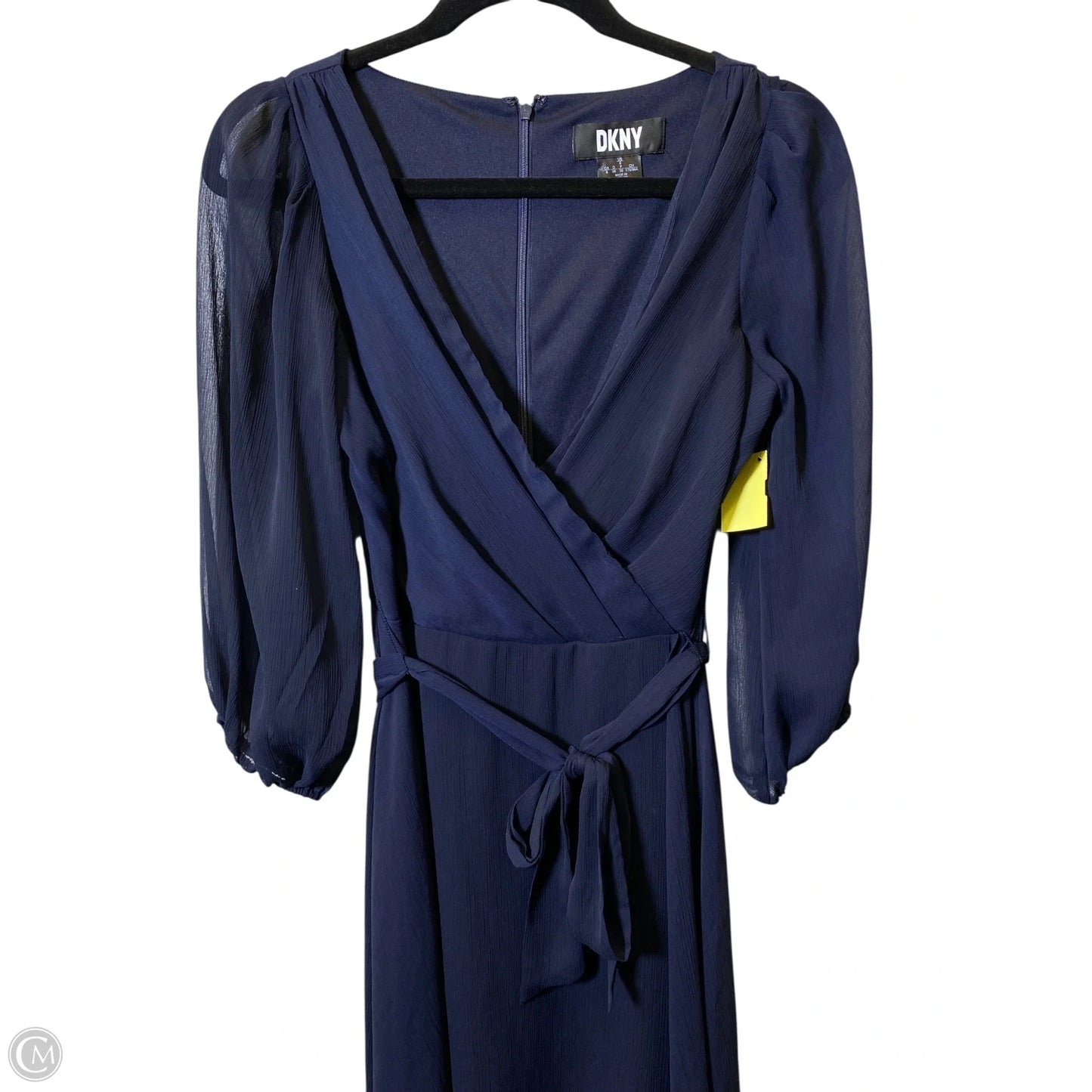 Dress Casual Midi By Dkny In Navy, Size: 6