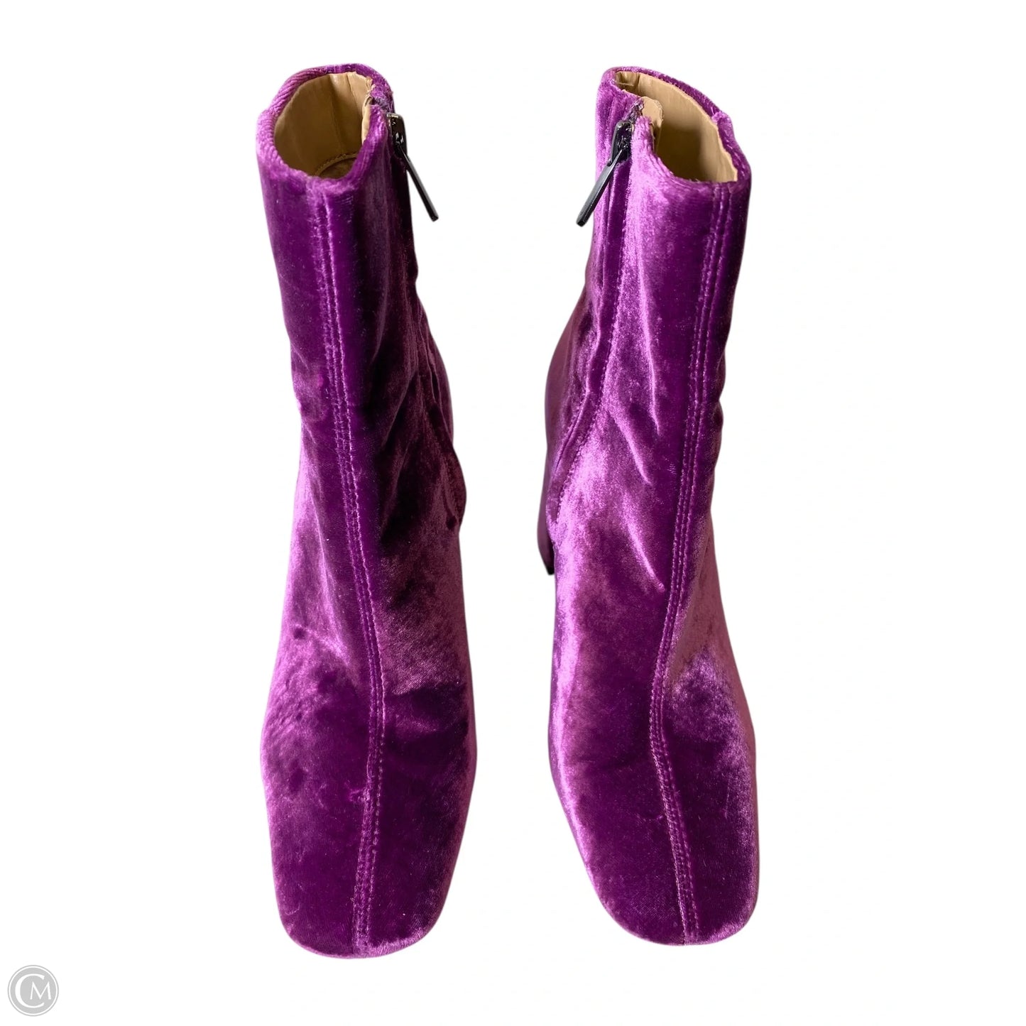 Boots Ankle Heels By Sam Edelman In Purple, Size: 7