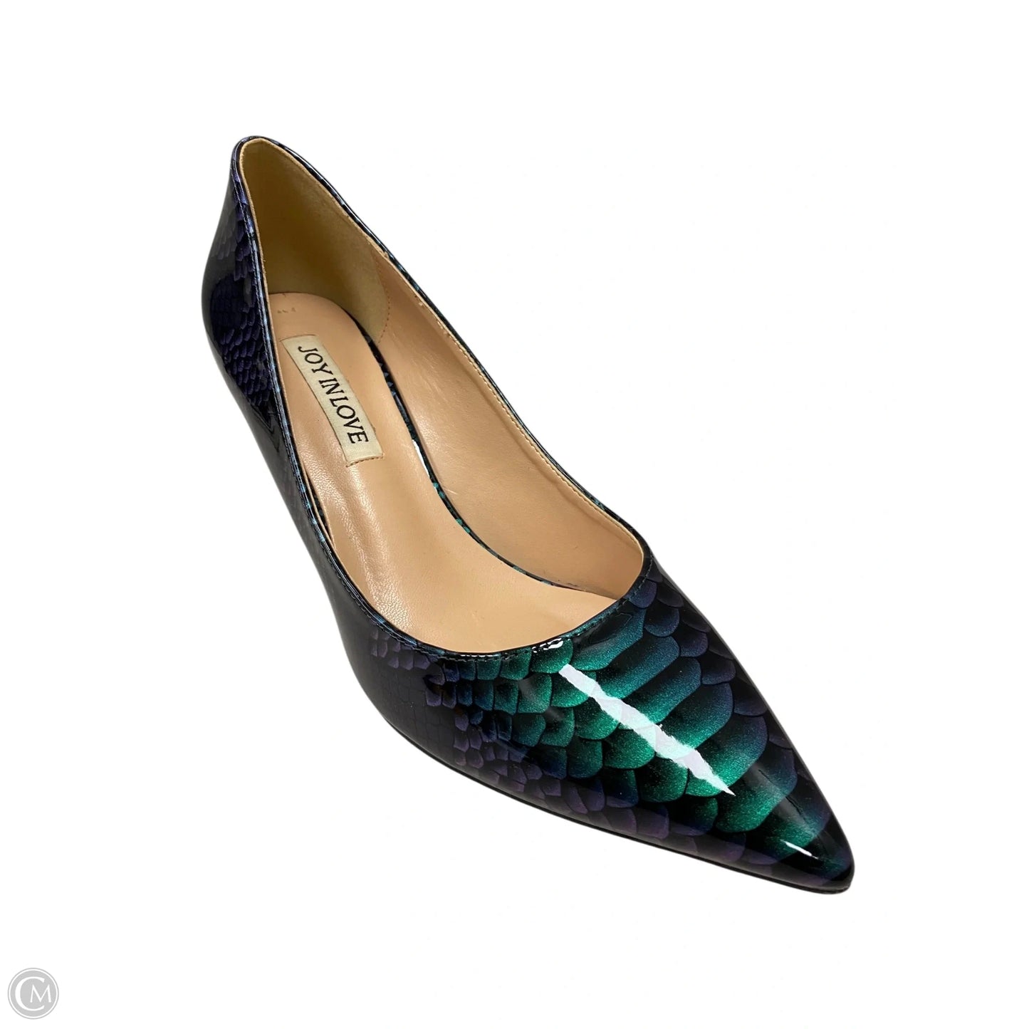 Shoes Heels Kitten By Clothes Mentor In Snakeskin Print, Size: 7