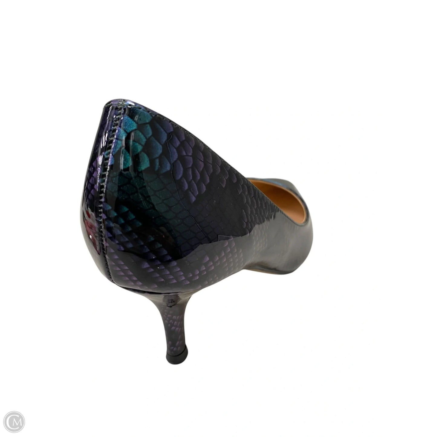 Shoes Heels Kitten By Clothes Mentor In Snakeskin Print, Size: 7