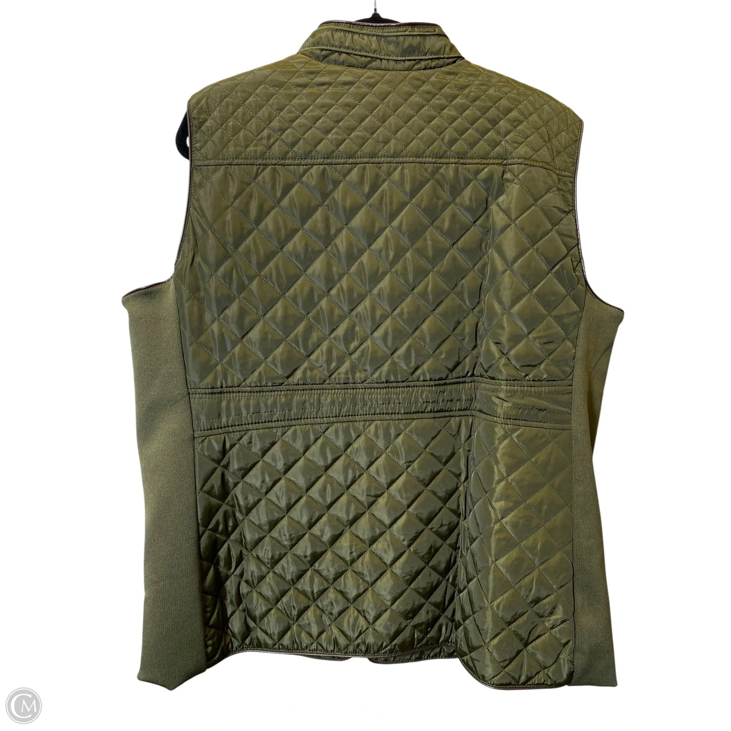Vest Puffer & Quilted By Clothes Mentor In Green, Size: 2x
