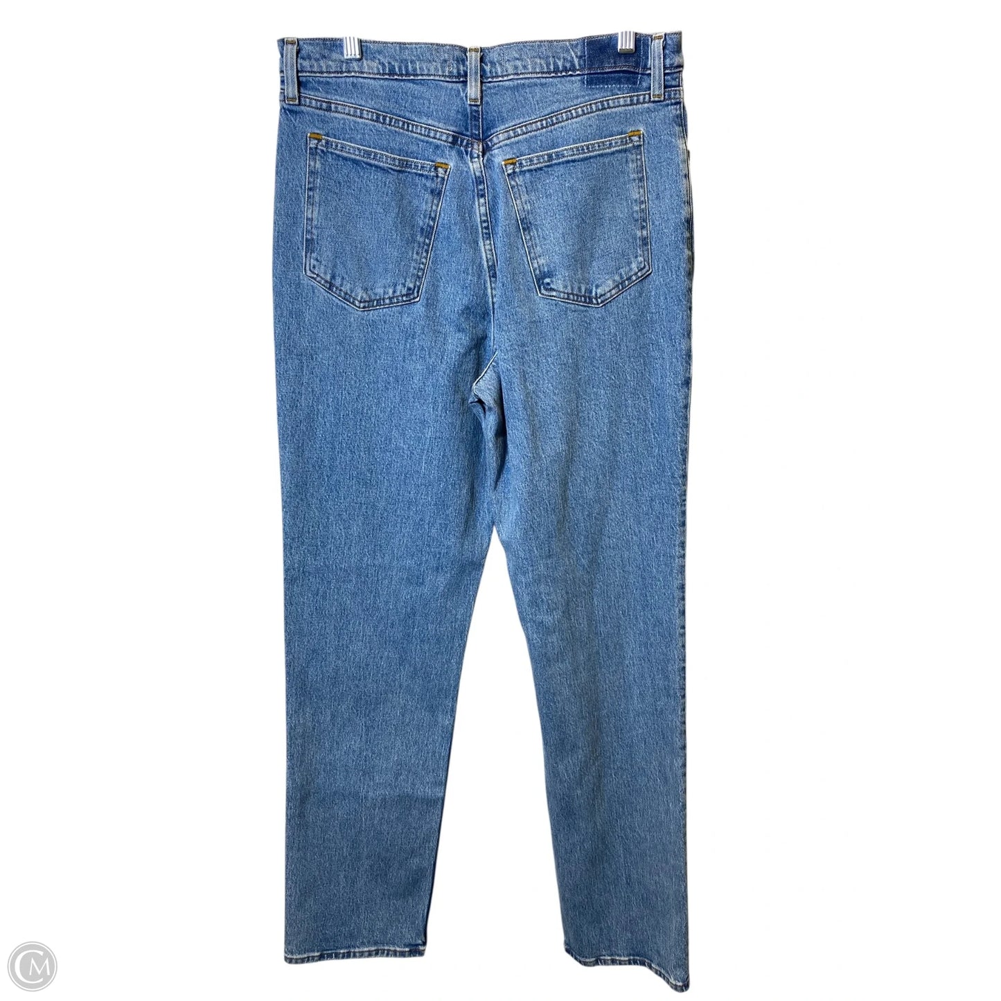 Jeans Wide Leg By Abercrombie And Fitch In Blue Denim, Size: 12