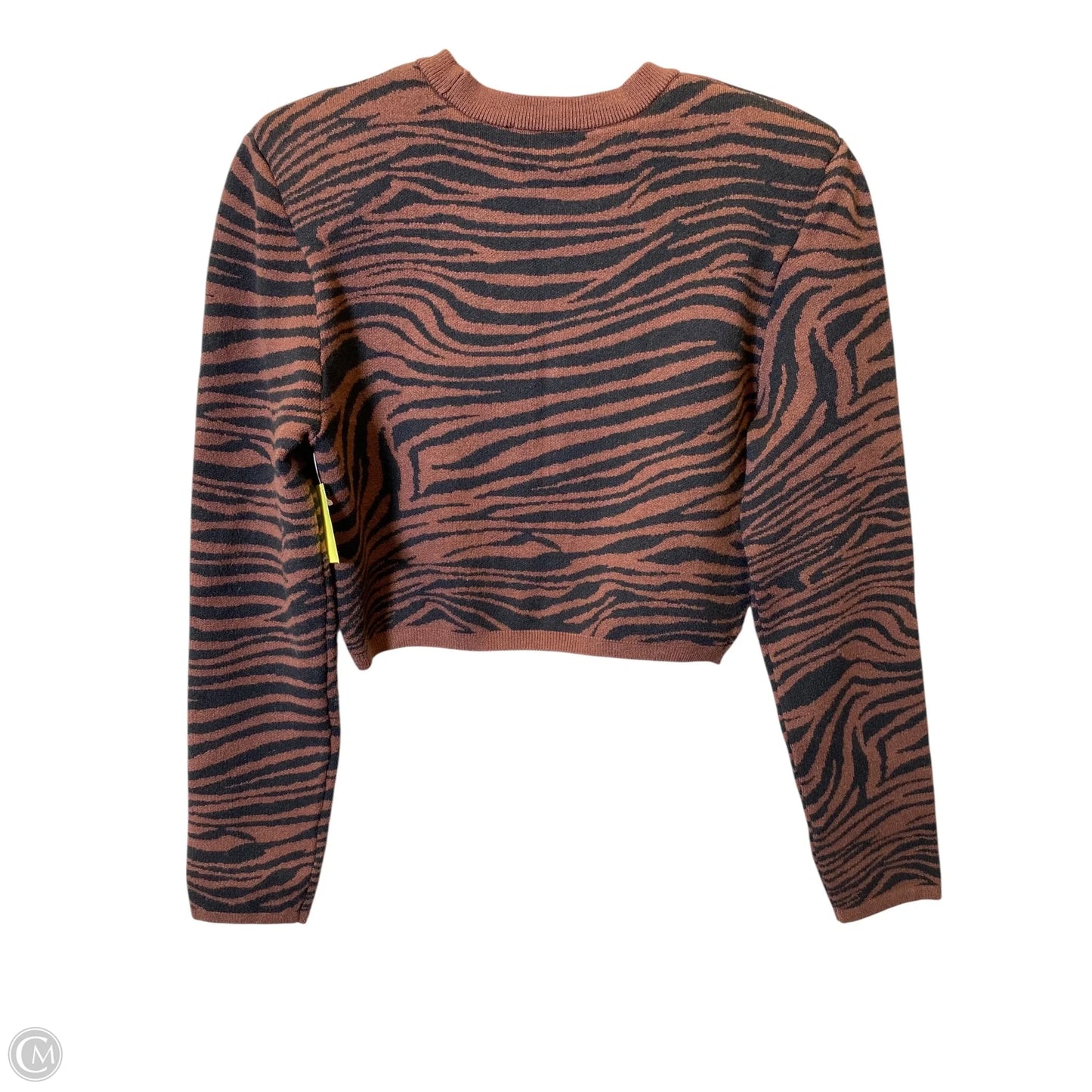 Sweater By Express In Animal Print, Size: L