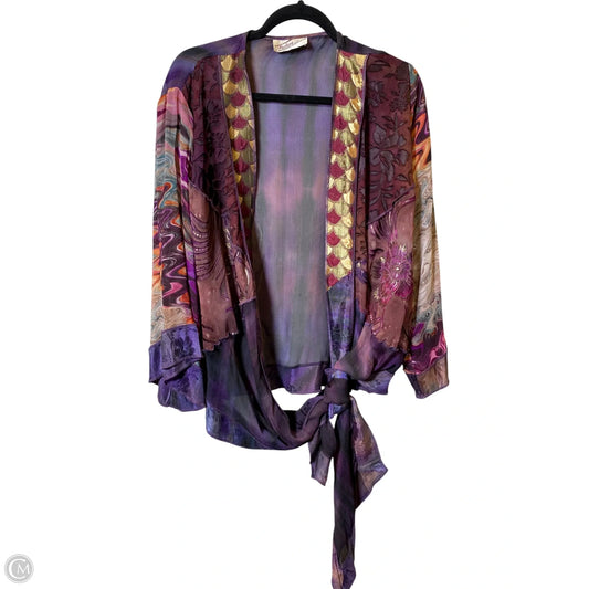 Cardigan By Clothes Mentor In Multi-colored, Size: Osfm