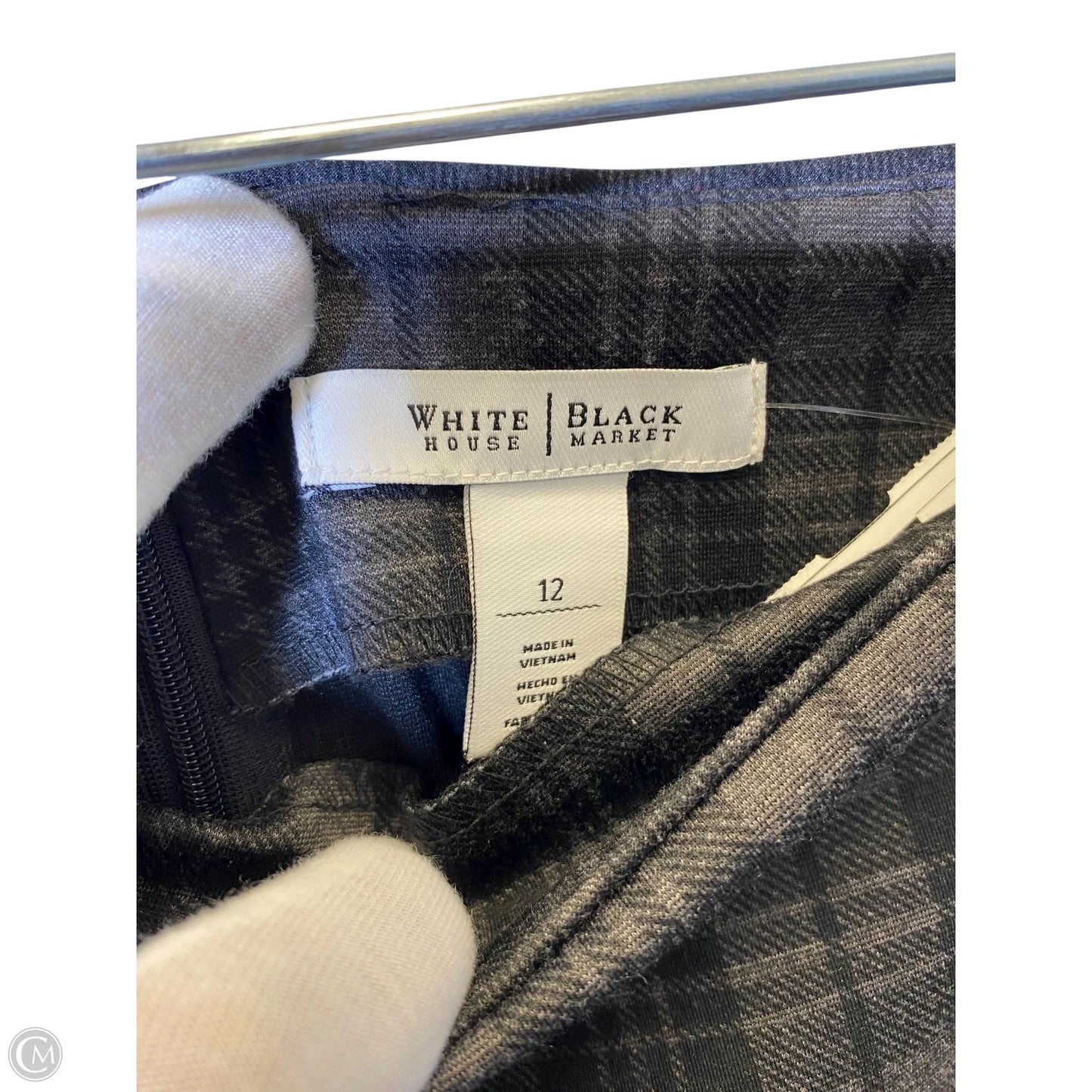 Skirt Mini & Short By White House Black Market In Plaid Pattern, Size: 12