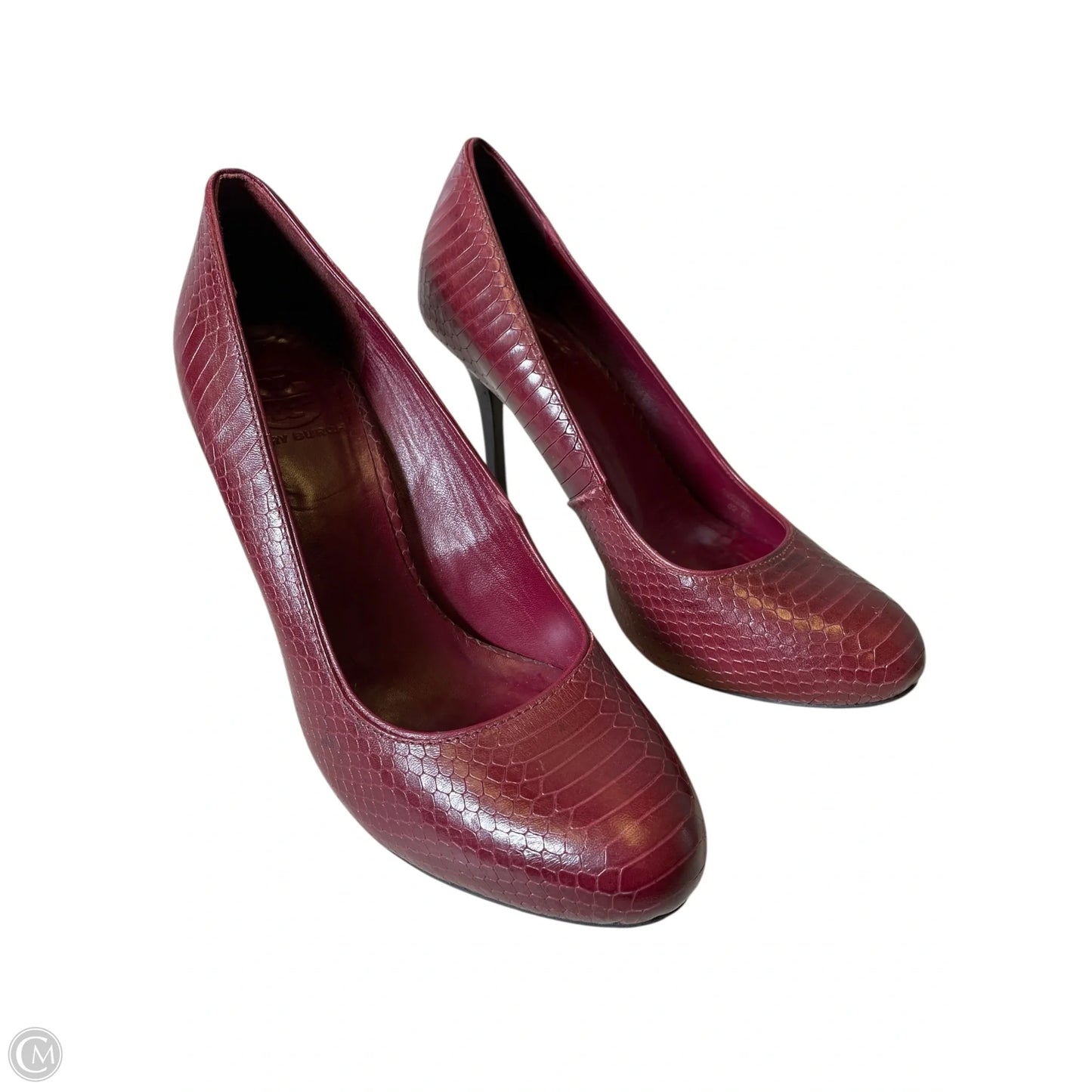Shoes Designer By Tory Burch In Maroon, Size: 8
