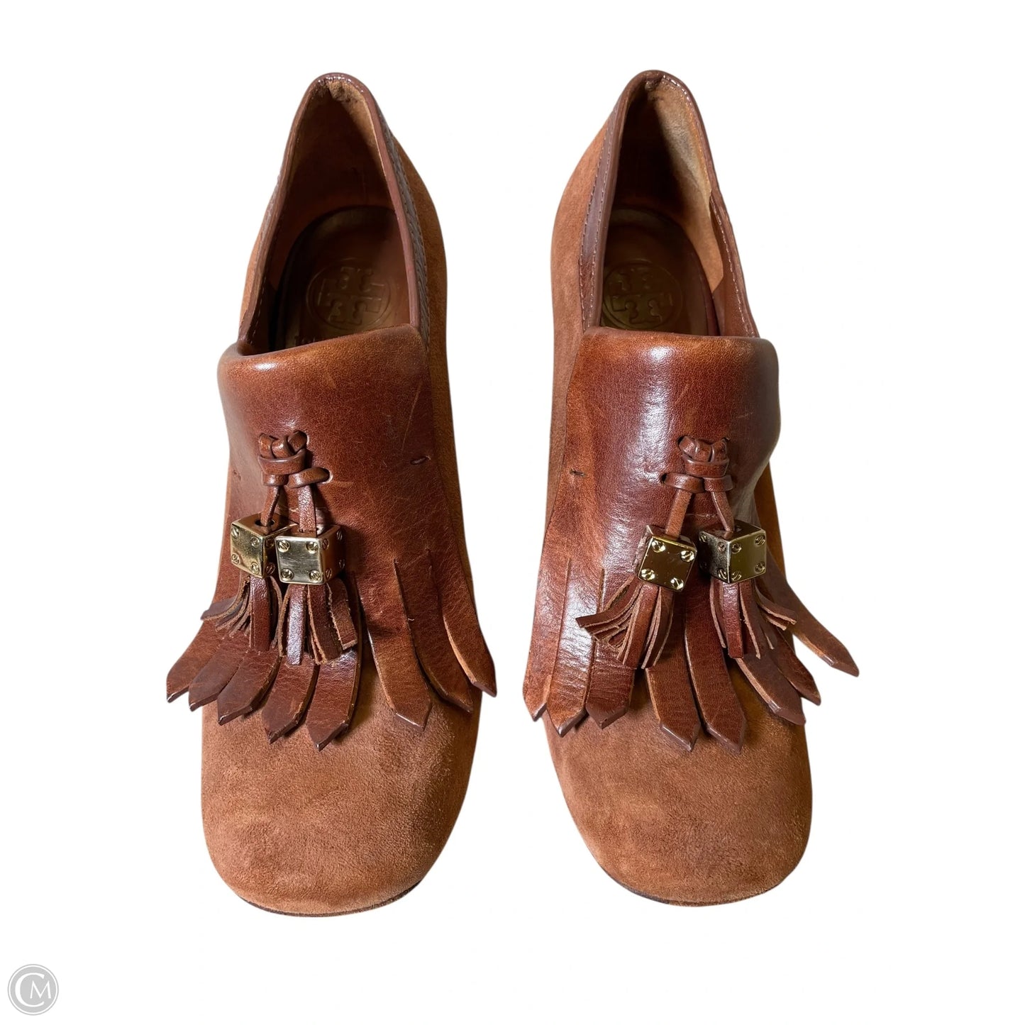 Shoes Designer By Tory Burch In Brown, Size: 8