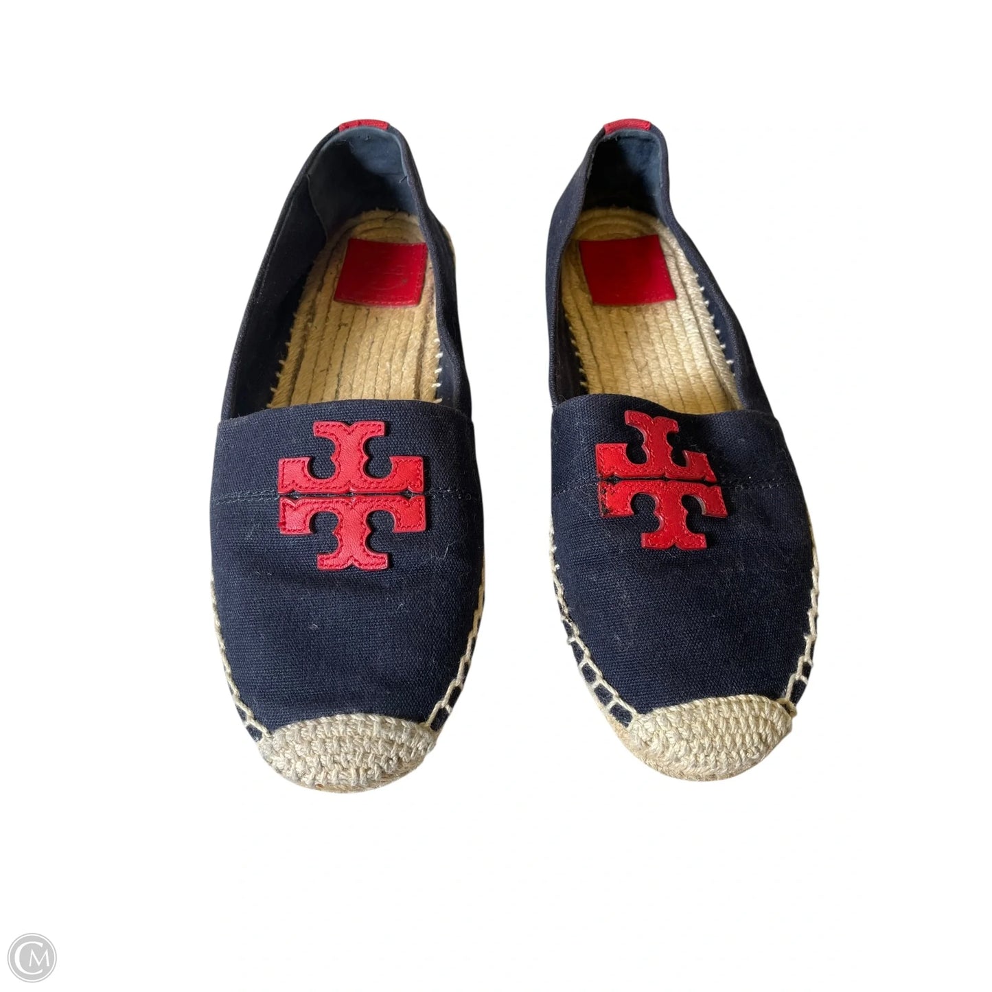 Shoes Designer By Tory Burch In Blue & Red, Size: 8