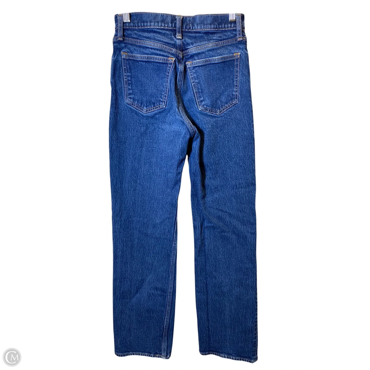 Jeans Straight By Abercrombie And Fitch In Blue Denim, Size: 0