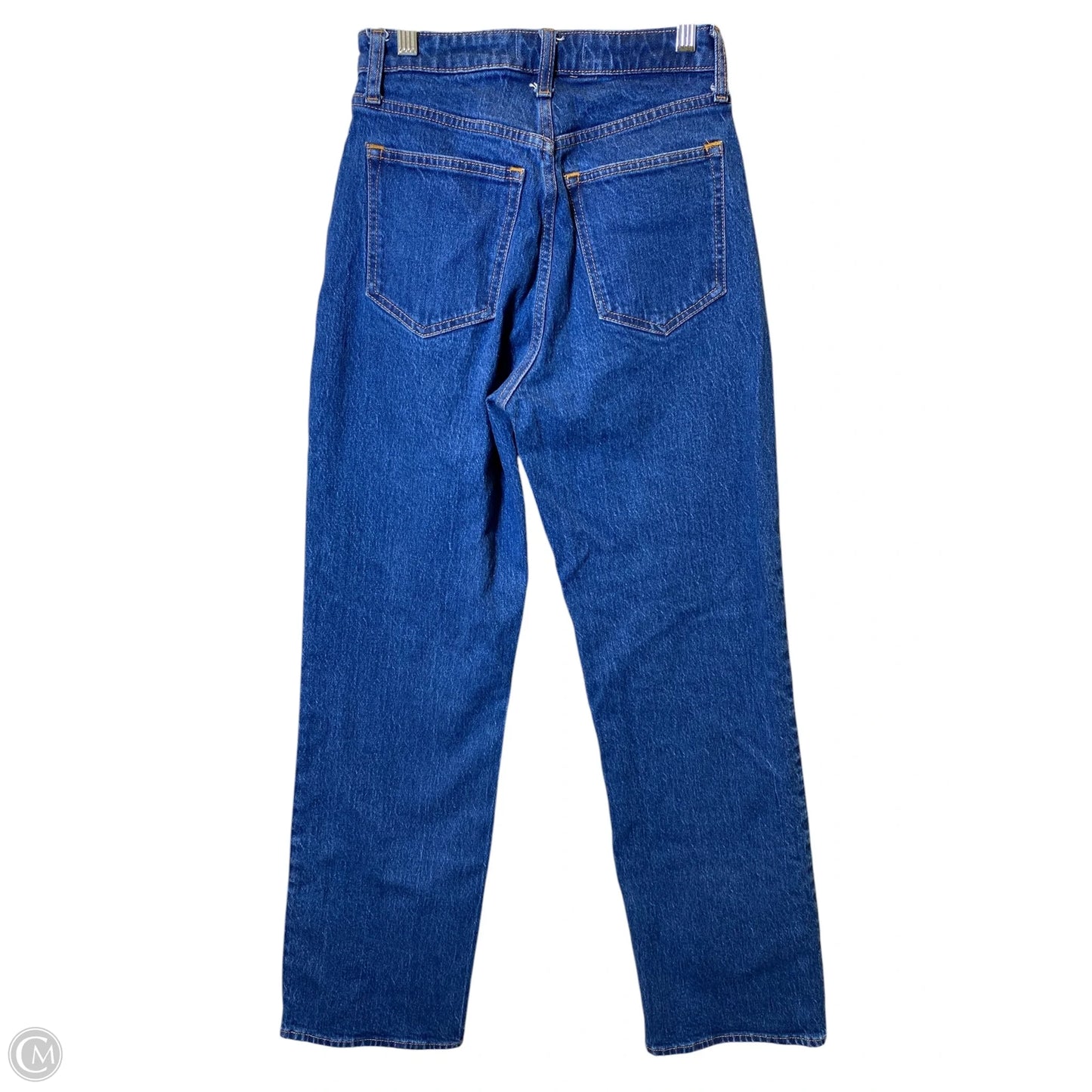 Jeans Straight By Abercrombie And Fitch In Blue Denim, Size: 2