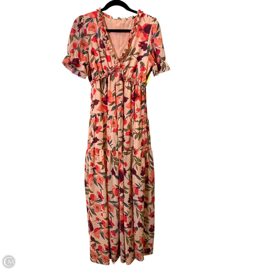 Dress Casual Maxi By Clothes Mentor In Floral Print, Size: S