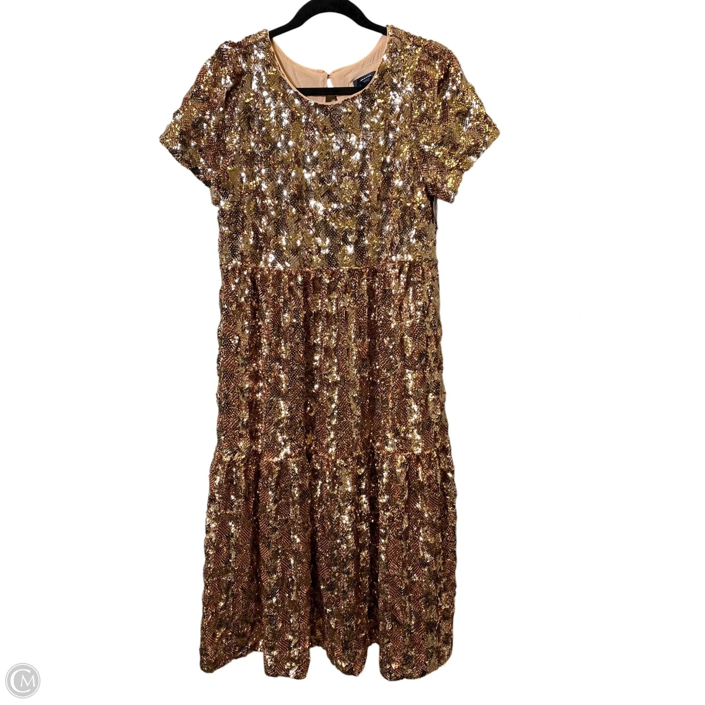 Dress Party Long By Maeve In Gold, Size: S