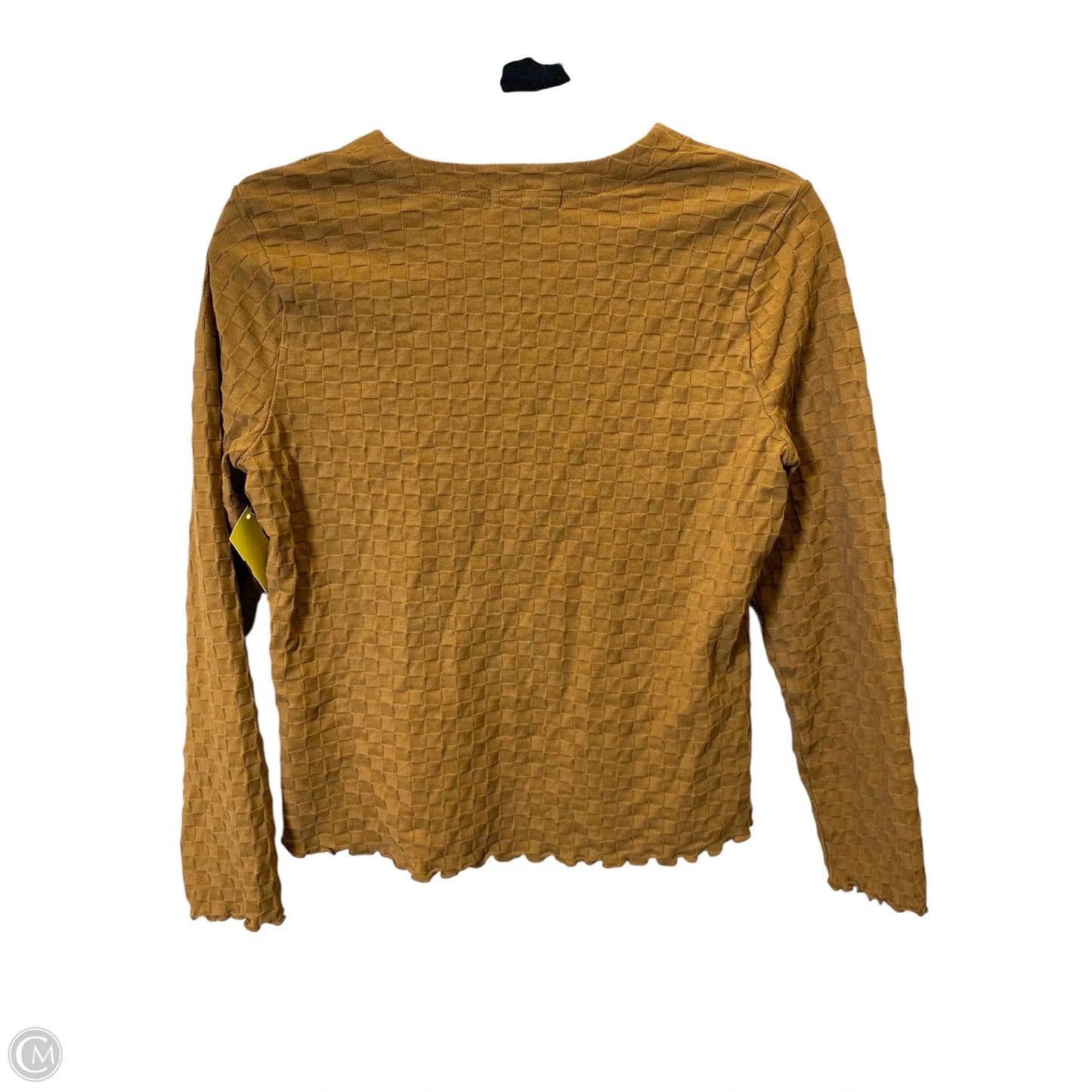 Blouse Long Sleeve By Madewell In Brown, Size: M
