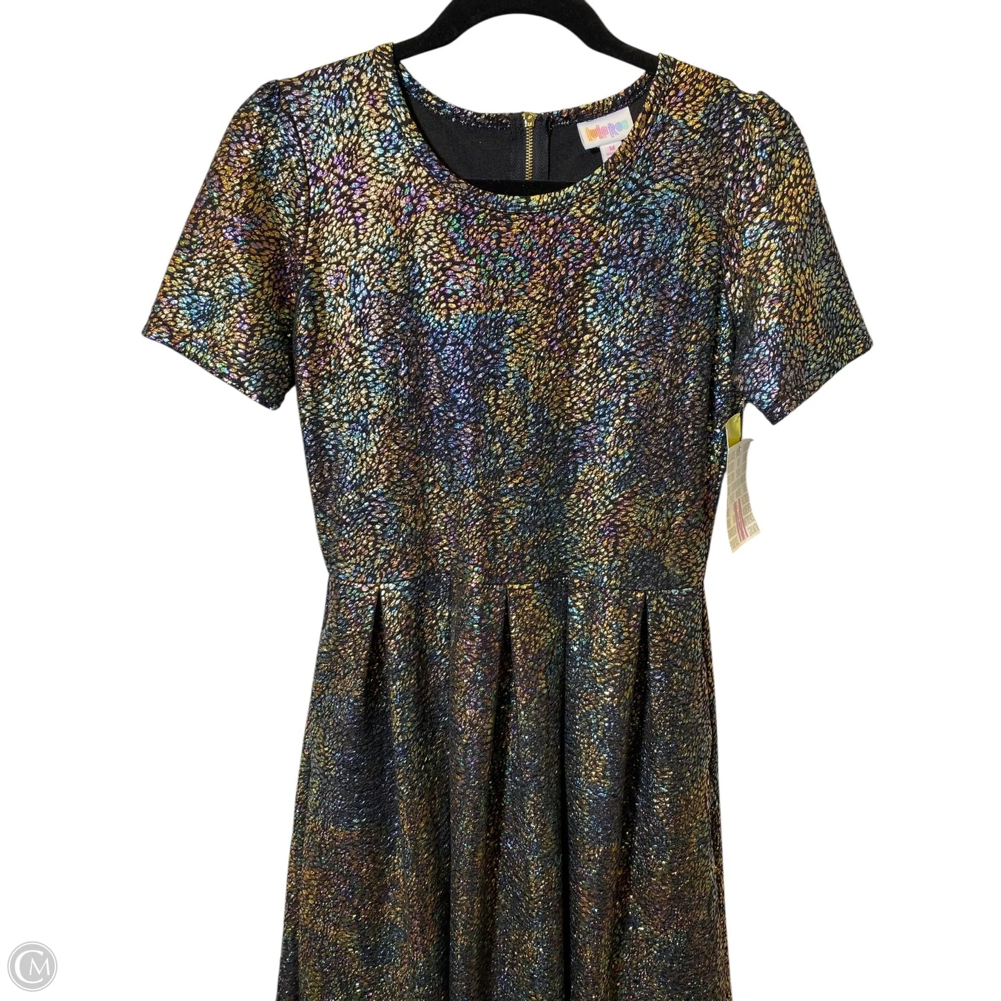 Dress Casual Short By Lularoe In Multi-colored, Size: M