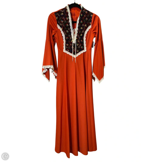 Dress Casual Maxi By Clothes Mentor In Orange, Size: S