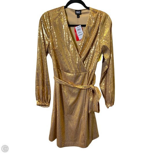 Dress Casual Short By Inc In Gold, Size: S