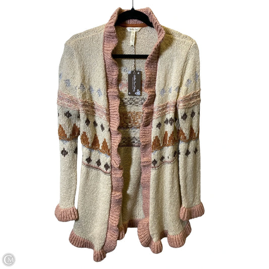 Sweater Cardigan By Matilda Jane In Multi-colored, Size: S
