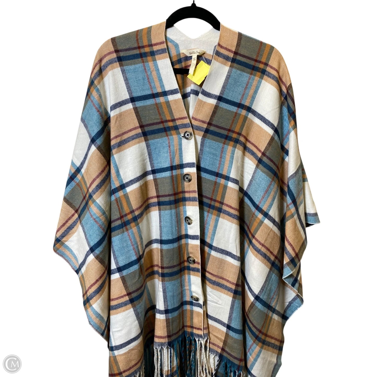 Shawl By Matilda Jane In Plaid Pattern, Size: Osfm