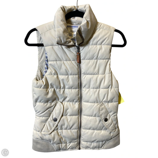 Vest Puffer & Quilted By Logg In Cream, Size: 6