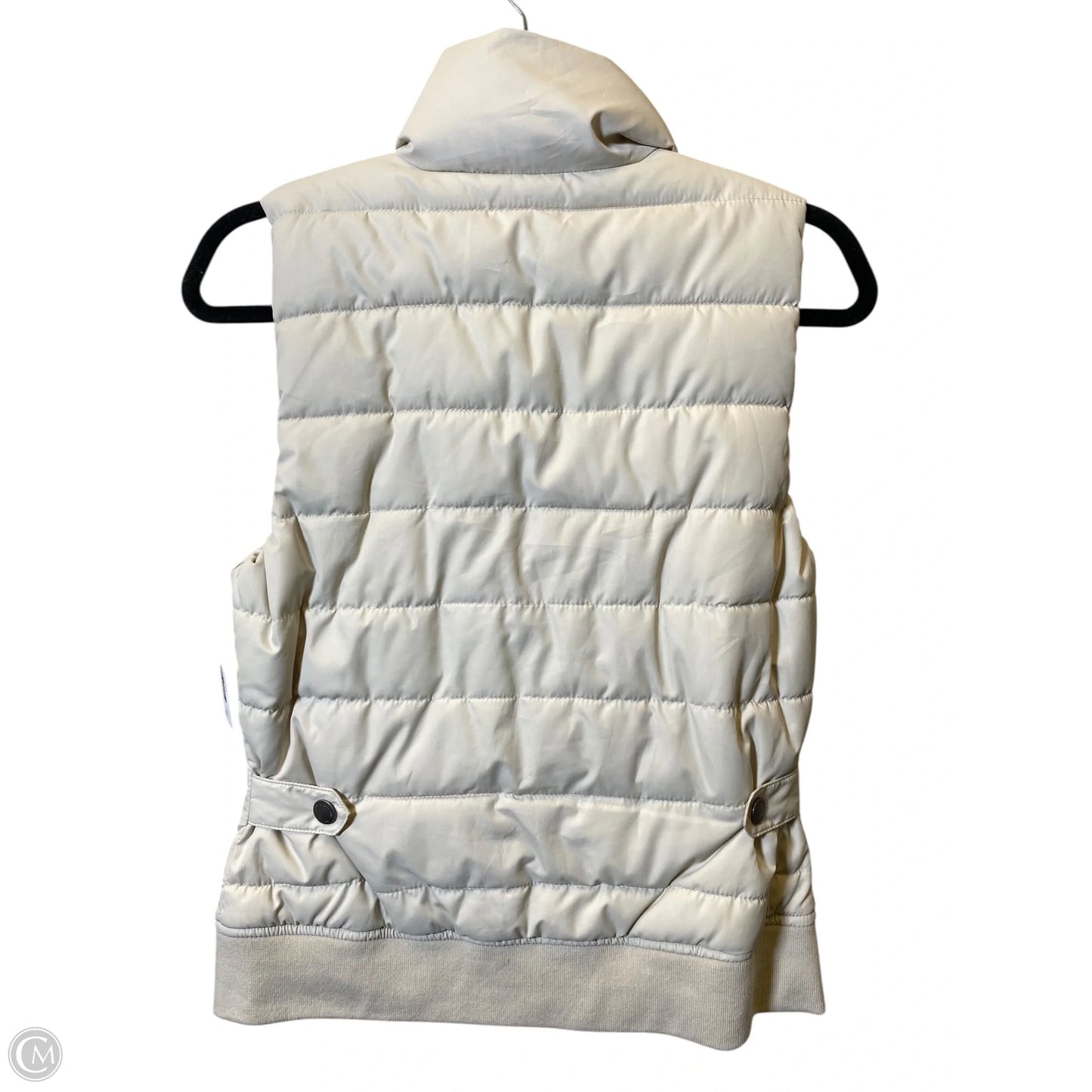 Vest Puffer & Quilted By Logg In Cream, Size: 6