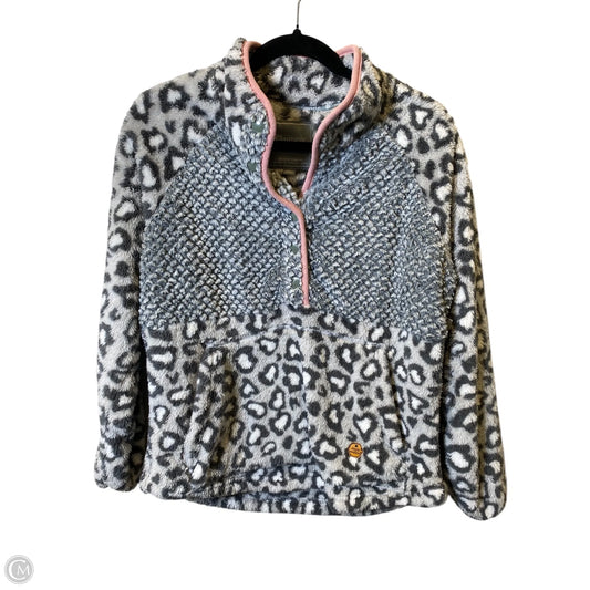 Sweater By Simply Southern In Grey, Size: S