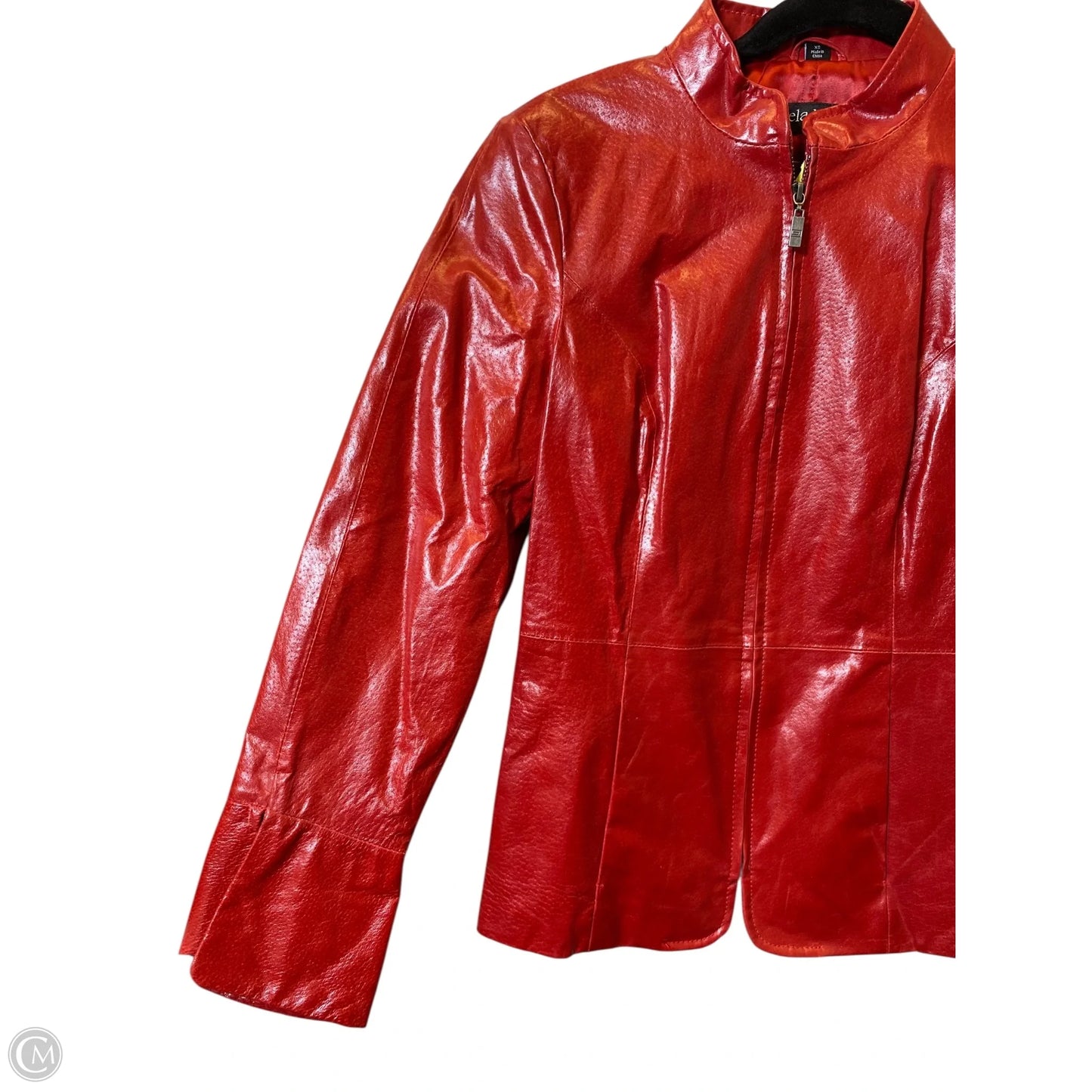 Jacket Moto By Pamela Mccoy In Red, Size: Xs