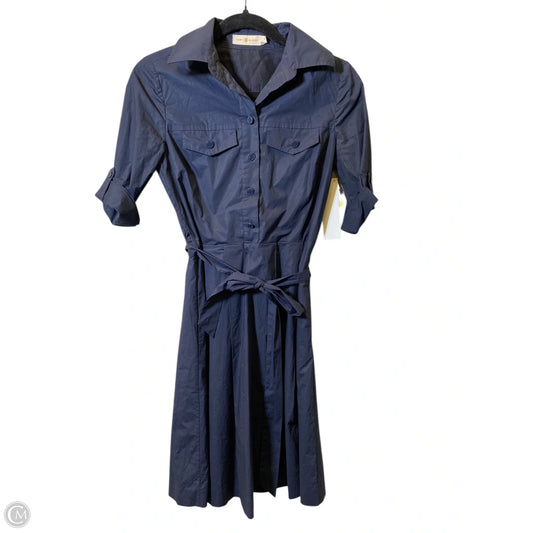 Dress Designer By Tory Burch In Navy, Size: 0