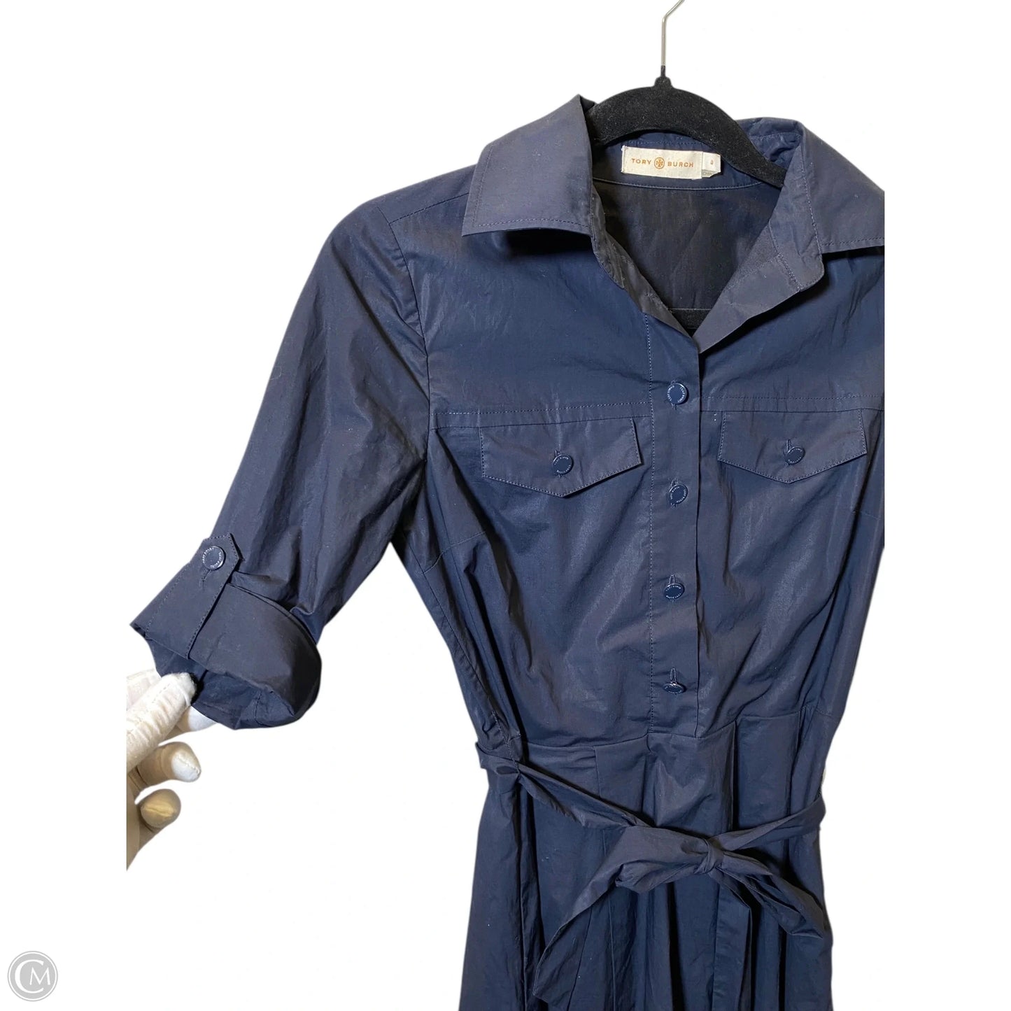 Dress Designer By Tory Burch In Navy, Size: 0