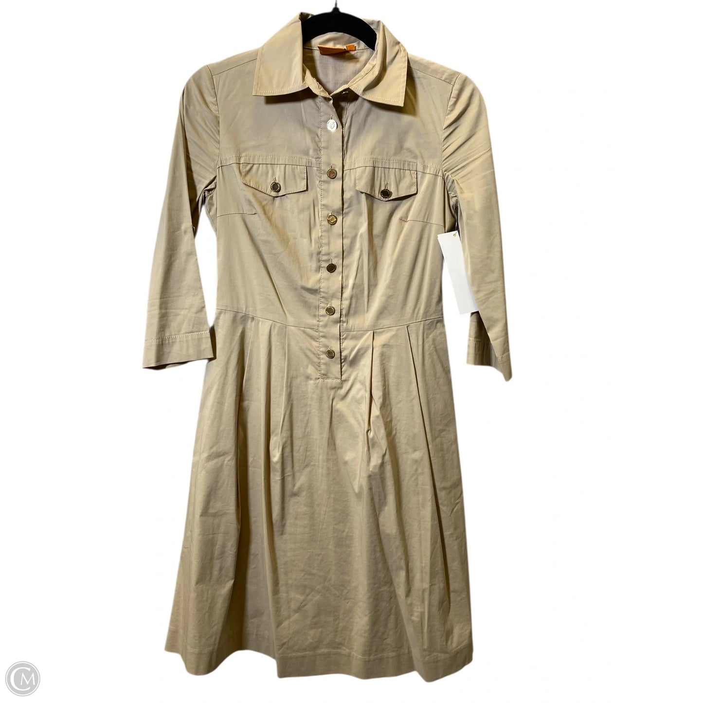 Dress Designer By Tory Burch In Beige, Size: 0