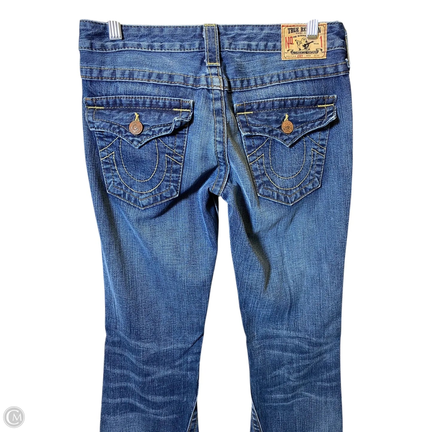 Jeans Boot Cut By True Religion In Blue Denim, Size: 4