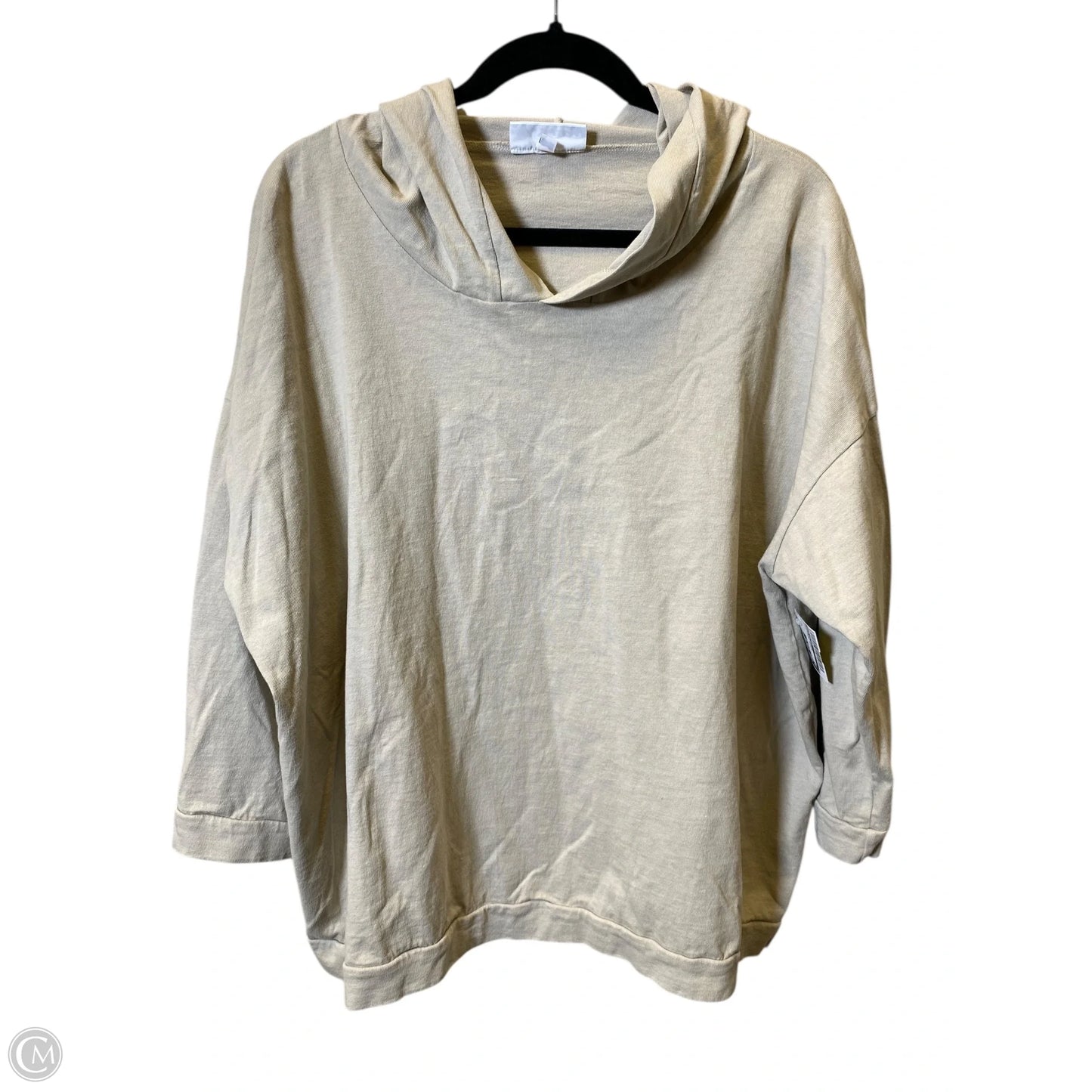 Sweatshirt Hoodie By Bryn Walker In Beige, Size: S