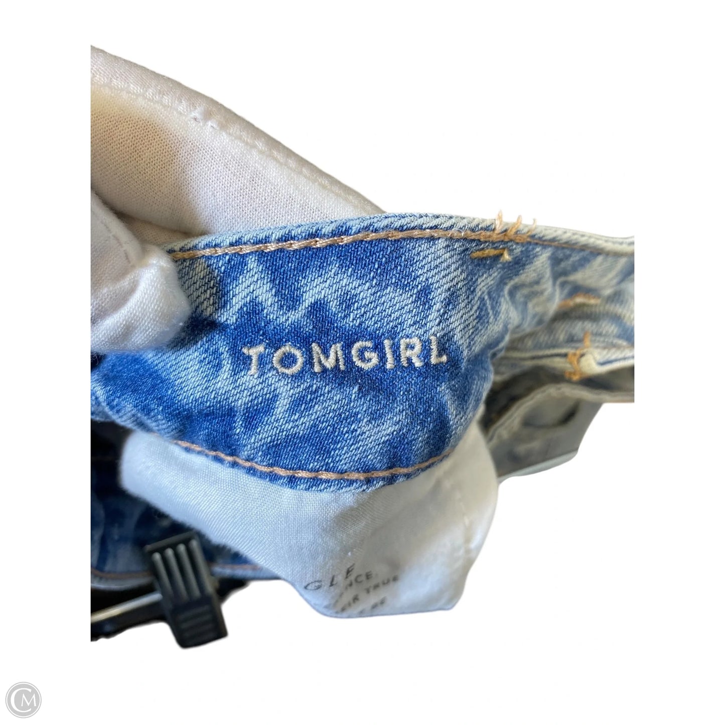 Jeans Straight By American Eagle In Blue Denim, Size: 12l