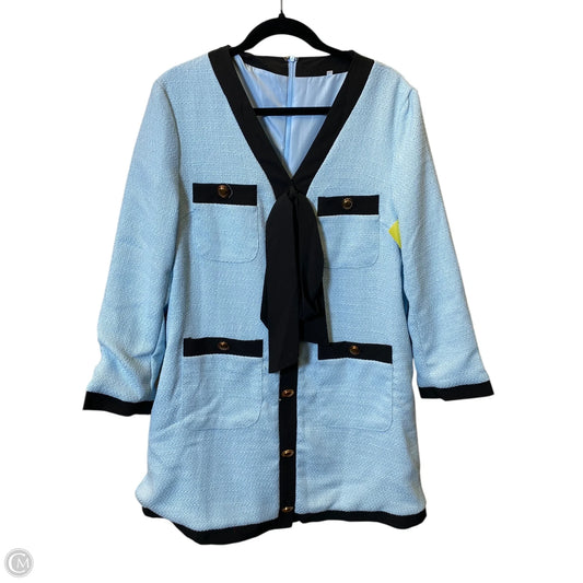 Dress Casual Short By Clothes Mentor In Blue, Size: L