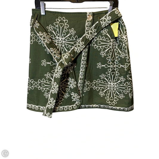 Skirt Mini & Short By Sunday Up In Green & Tan, Size: M