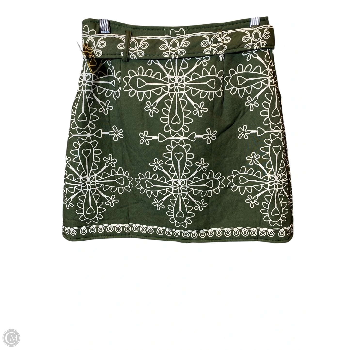 Skirt Mini & Short By Sunday Up In Green & Tan, Size: S