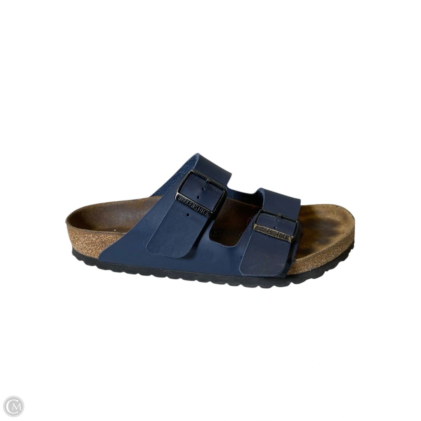 Sandals Flats By Birkenstock In Navy, Size: 8.5