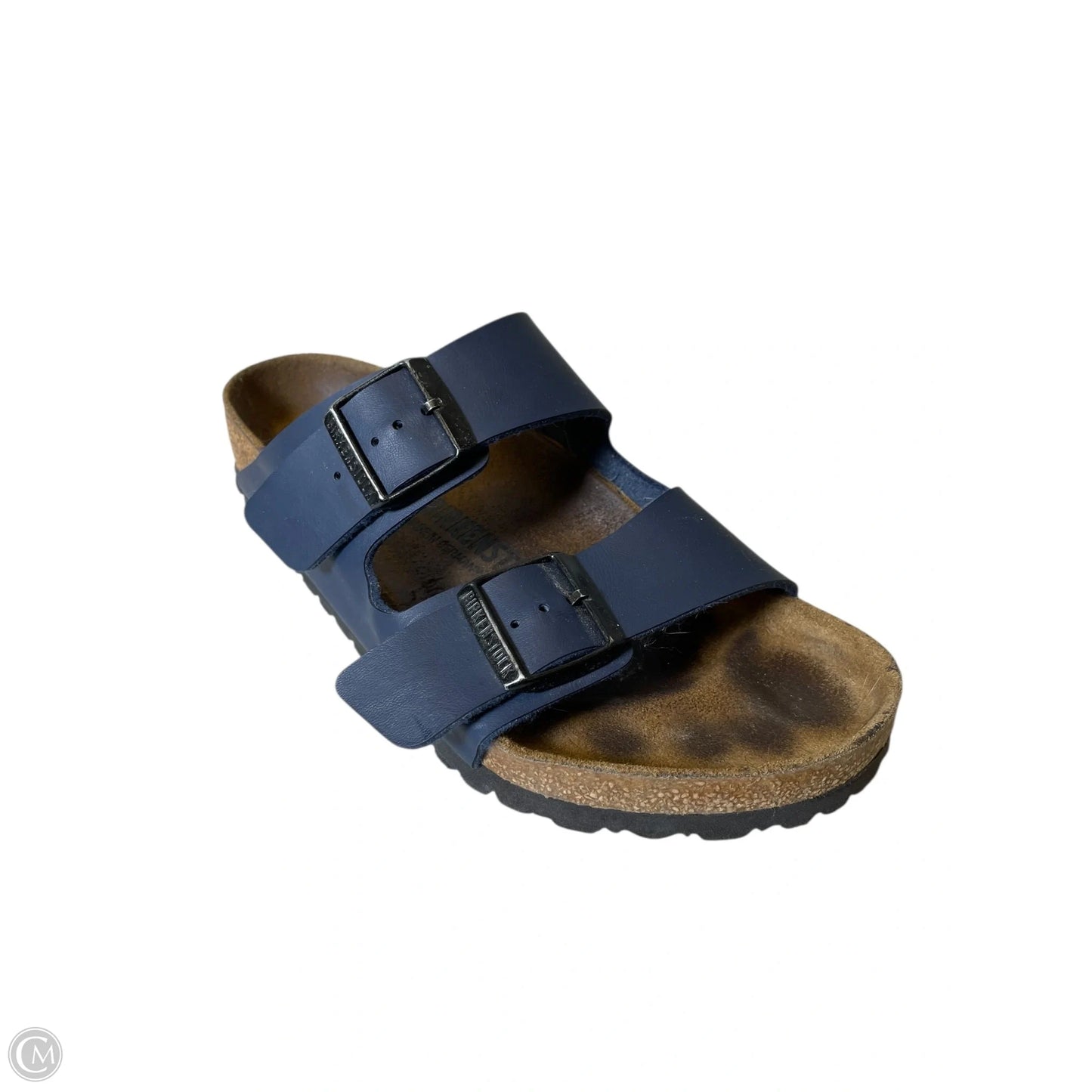 Sandals Flats By Birkenstock In Navy, Size: 8.5