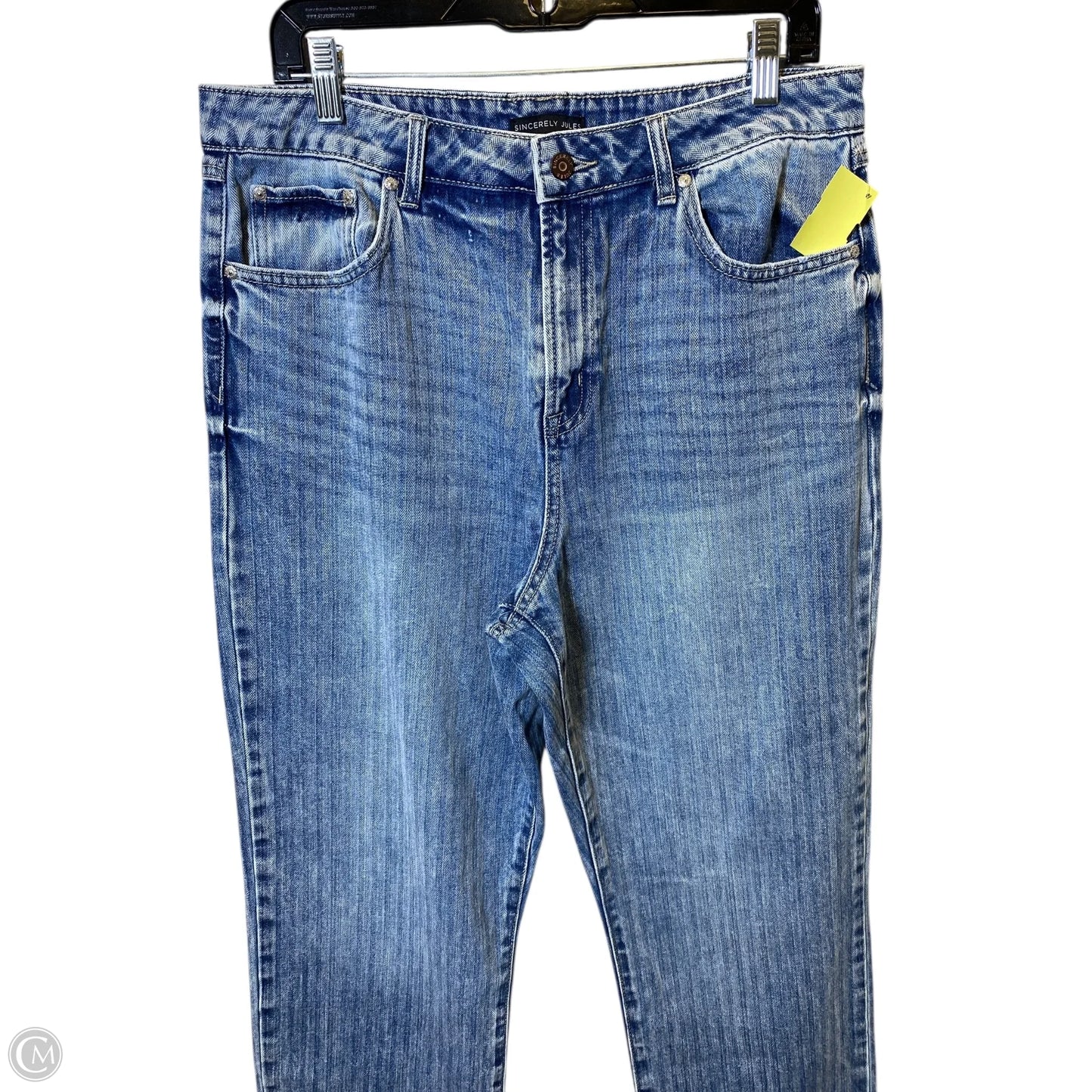 Jeans Straight By Sincerely Jules In Blue Denim, Size: 12