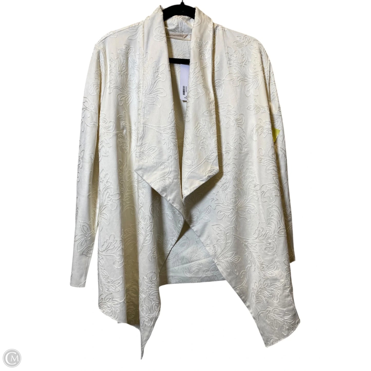 Jacket Moto By Soft Surroundings In Cream, Size: M