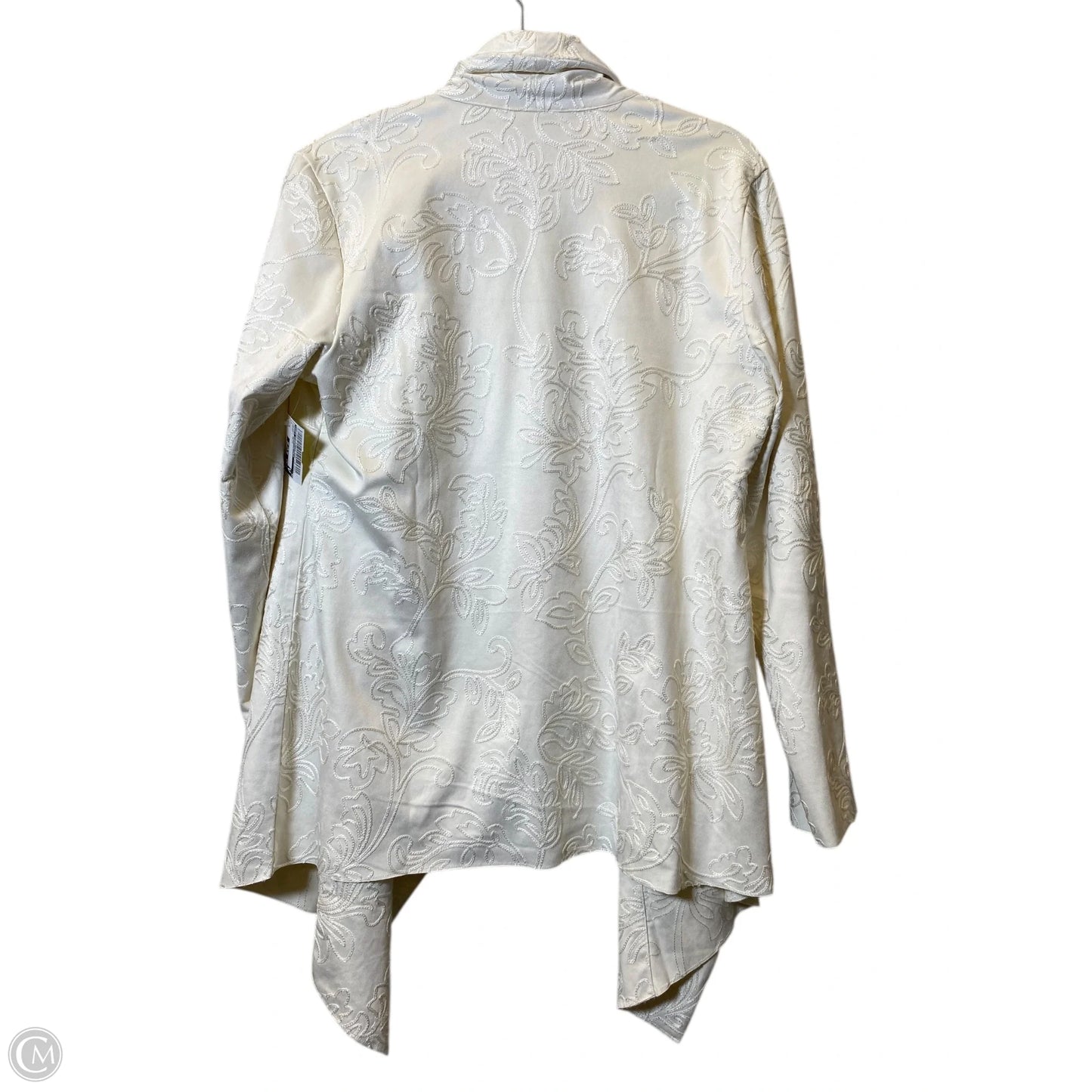 Jacket Moto By Soft Surroundings In Cream, Size: M